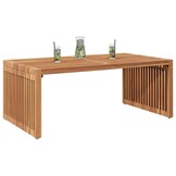 Teakhouten Tuin Bijzettafel Bruin 90x50x36cm - 35% Korting