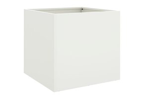 Plantenbak Staal Wit 49x47x46 cm - 45% Korting