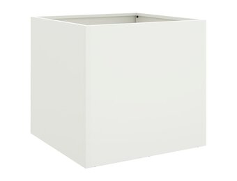 Plantenbak Staal Wit 49x47x46 cm - 34% Korting