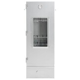 vidaXL BBQ Rookoven met Houtsnippers - Staal 44,5x29x110 cm - 35% Korting