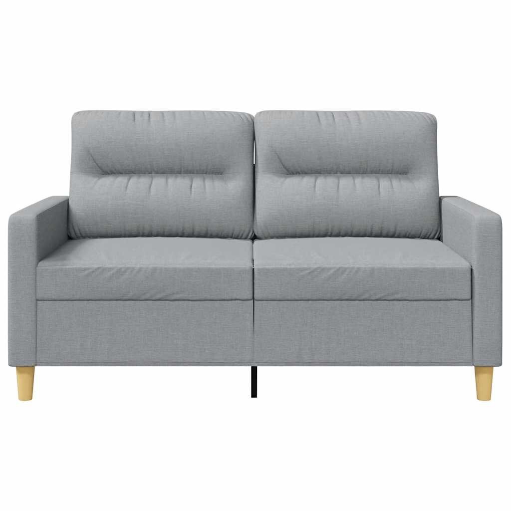VidaXL Tweezitsbank 120 cm Stof Lichtgrijs - 35% Korting
