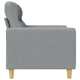 VidaXL Tweezitsbank 120 cm Stof Lichtgrijs - 35% Korting