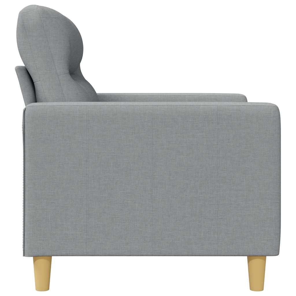 VidaXL Tweezitsbank 120 cm Stof Lichtgrijs - 35% Korting
