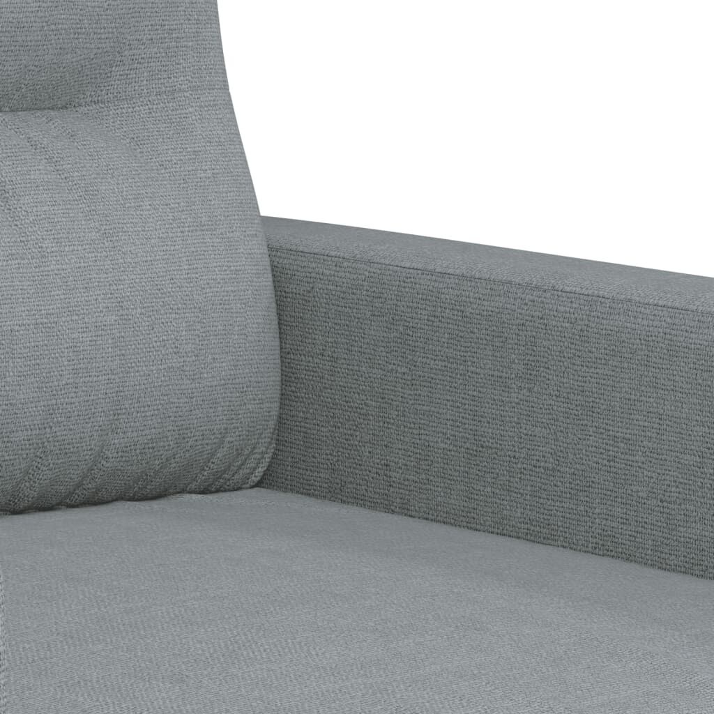 VidaXL Tweezitsbank 120 cm Stof Lichtgrijs - 35% Korting