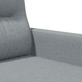 VidaXL Tweezitsbank 120 cm Stof Lichtgrijs - 35% Korting