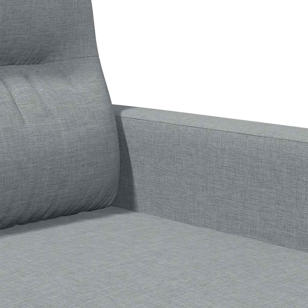 VidaXL Tweezitsbank 120 cm Stof Lichtgrijs - 35% Korting