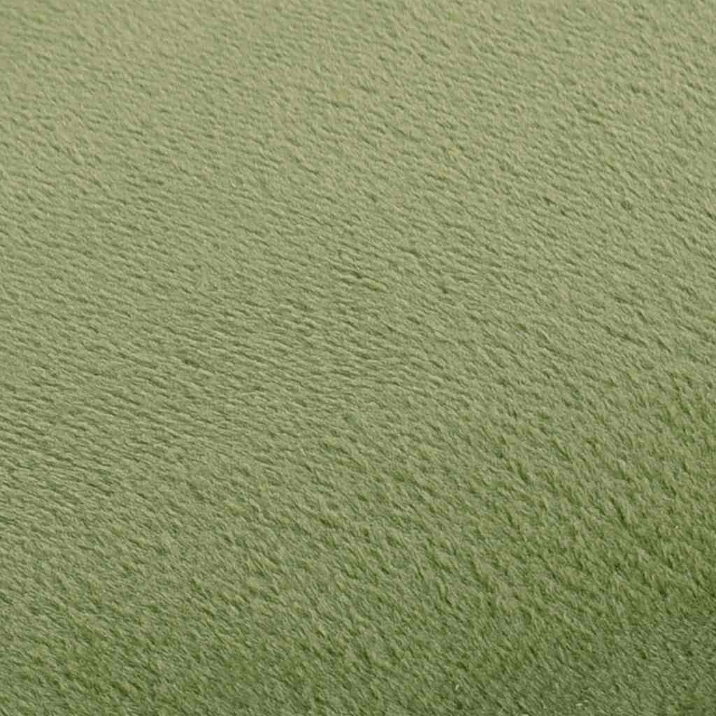 vidaXL Fluweel Kruk 28x36cm Mosterdgroen/Goud met 33% Korting