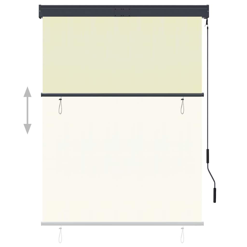 VidaXL Rolgordijn Buiten Crème 120x250 cm - 34% Korting