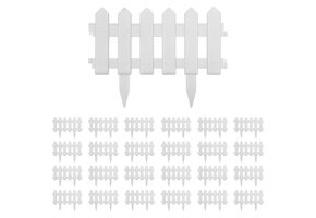 Gazonranden PP Wit 10m (25 stuks) - 44% Korting!