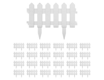VidaXL Gazonranden PP Wit 10m - 34% Korting