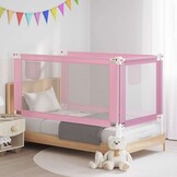 Bedhekje voor peuters - Roze stof, 160x25 cm - 34% korting