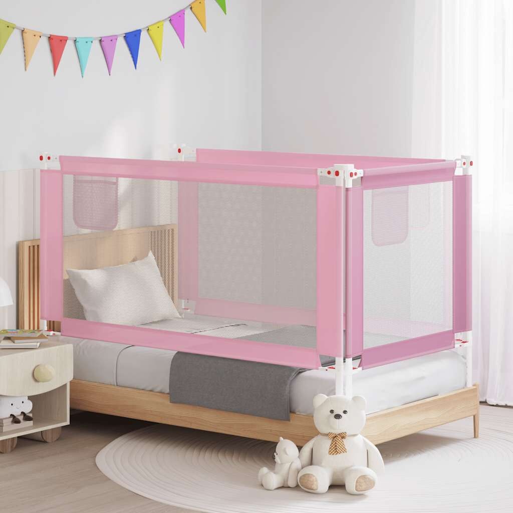 Bedhekje voor peuters - Roze stof, 160x25 cm - 34% korting