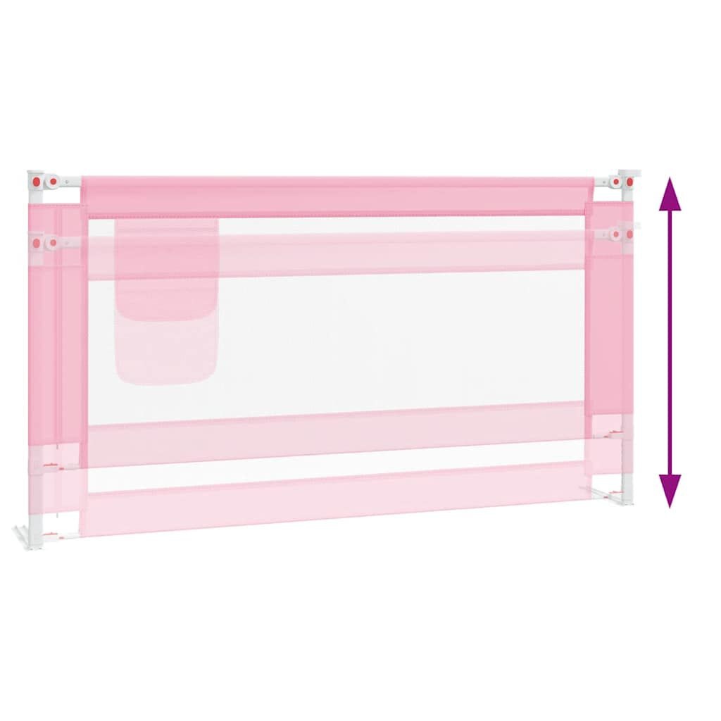 Bedhekje voor peuters - Roze stof, 160x25 cm - 34% korting