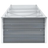Verhoogde Plantenbak 320x80x45 cm Staal Grijs - 34% Korting