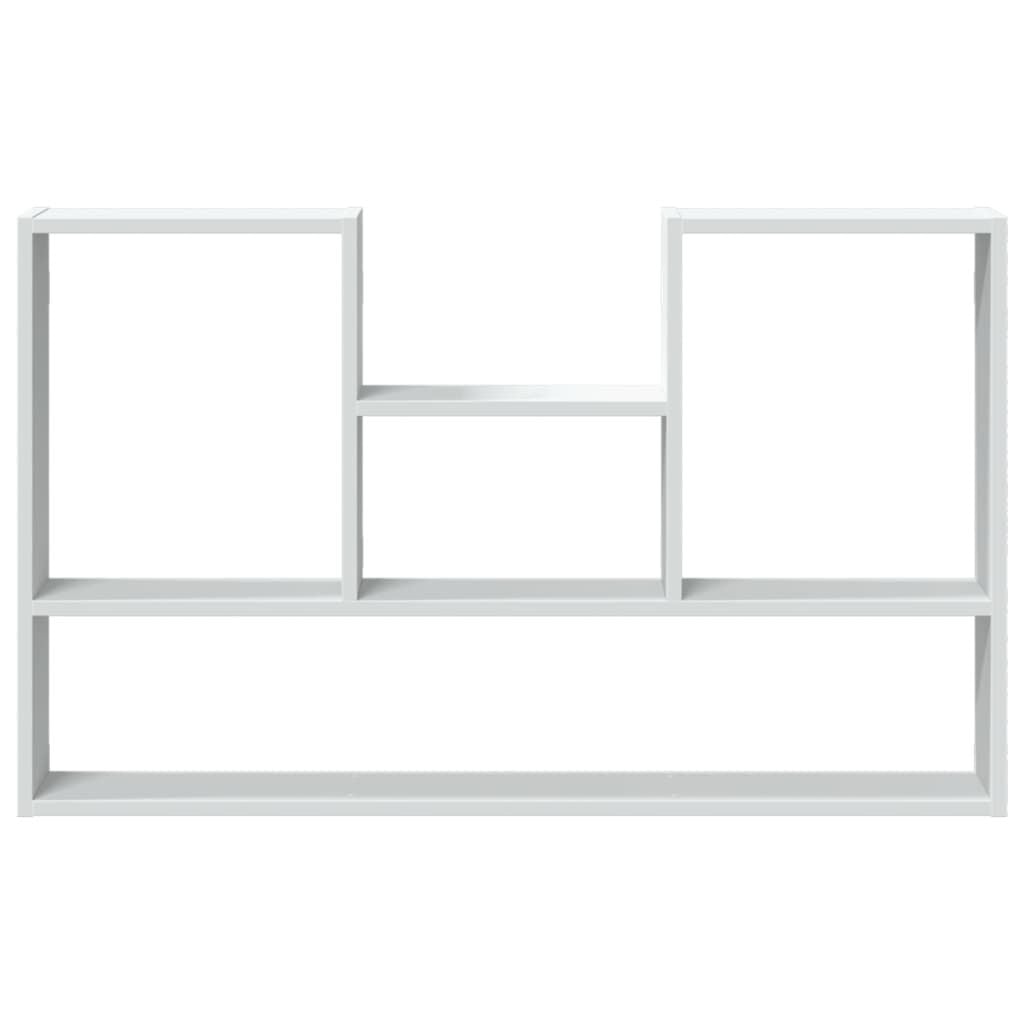 vidaXL Wandschap bewerkt hout wit 99x15x60 cm - 34% korting
