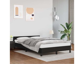Zwart Bedframe met Hoofdeinde 120x200 cm - 35% Korting
