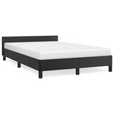 Zwart Bedframe met Hoofdeinde 120x200 cm - 35% Korting