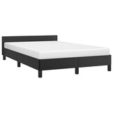 Zwart Bedframe met Hoofdeinde 120x200 cm - 35% Korting