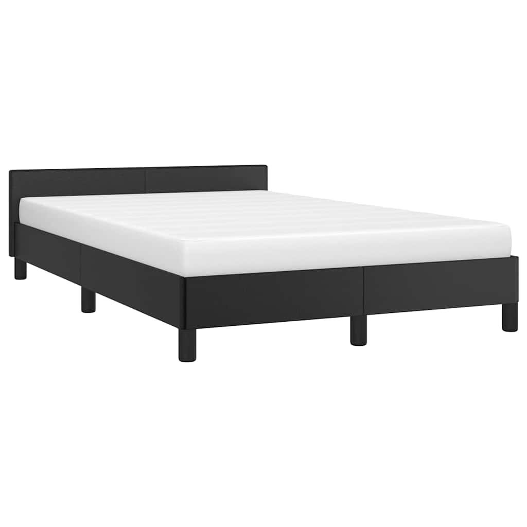 Zwart Bedframe met Hoofdeinde 120x200 cm - 35% Korting