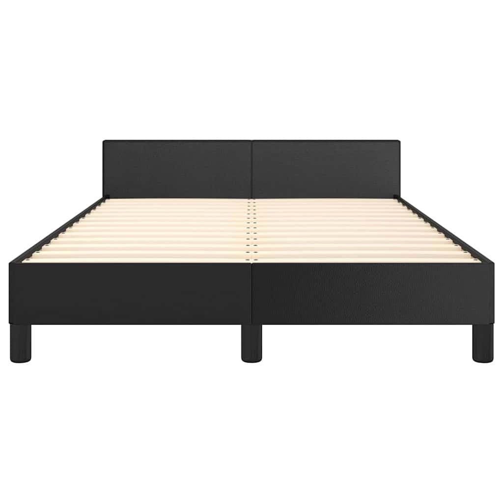 Zwart Bedframe met Hoofdeinde 120x200 cm - 35% Korting