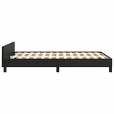 Zwart Bedframe met Hoofdeinde 120x200 cm - 35% Korting