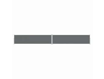 vidaXL Uittrekbaar Windscherm 160x1200 cm Antraciet - 35% Korting