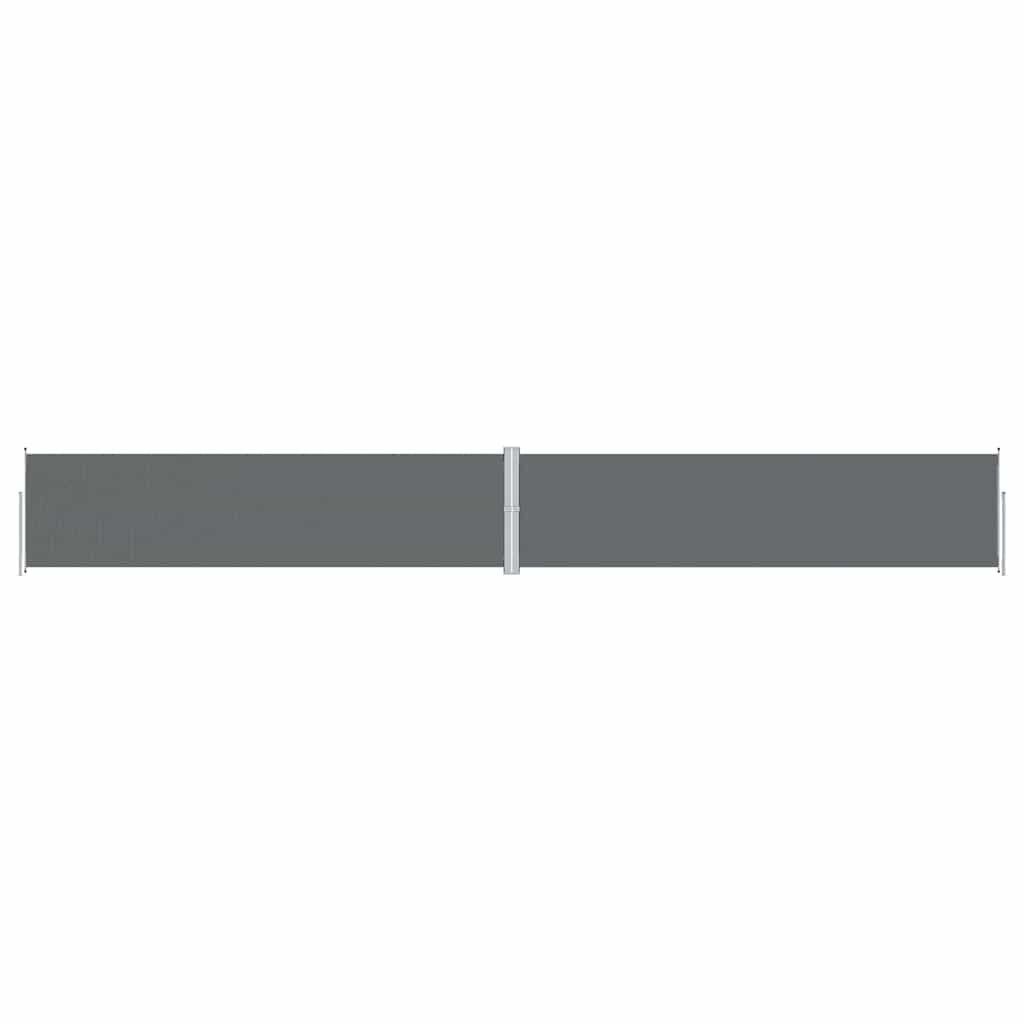 vidaXL Uittrekbaar Windscherm 160x1200 cm Antraciet - 35% Korting
