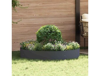 VidaXL Plantenring Set van 5, Antraciet, Koudgewalst Staal, 120x120x20cm - 35% Korting
