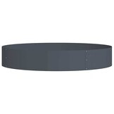VidaXL Plantenring Set van 5, Antraciet, Koudgewalst Staal, 120x120x20cm - 35% Korting
