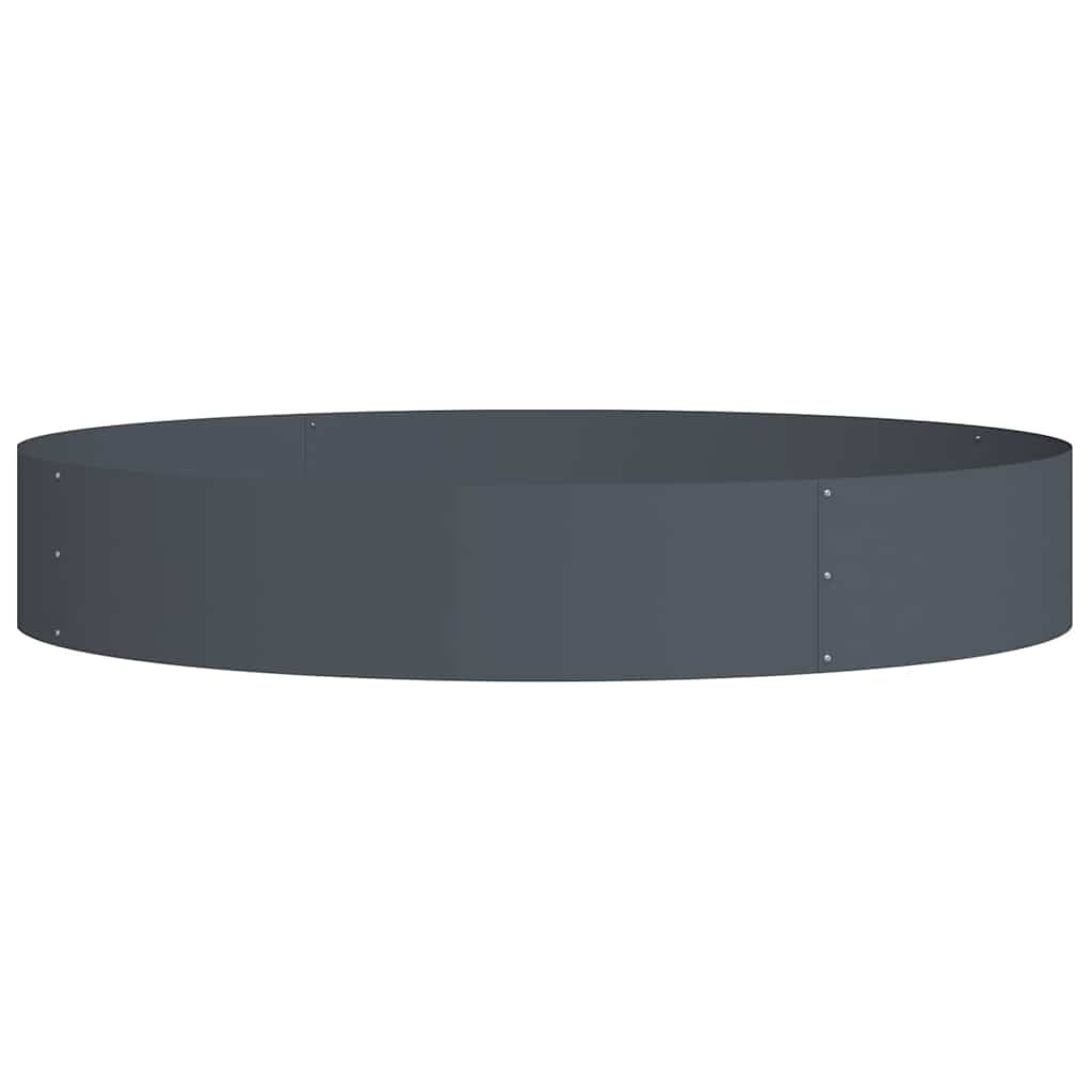 VidaXL Plantenring Set van 5, Antraciet, Koudgewalst Staal, 120x120x20cm - 35% Korting