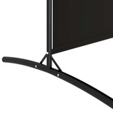 vidaXL Kamerscherm met 3 panelen 525x180 cm stof zwart