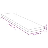 VidaXL Wandschap 80x20x2,5 cm Bamboe - 33% Korting