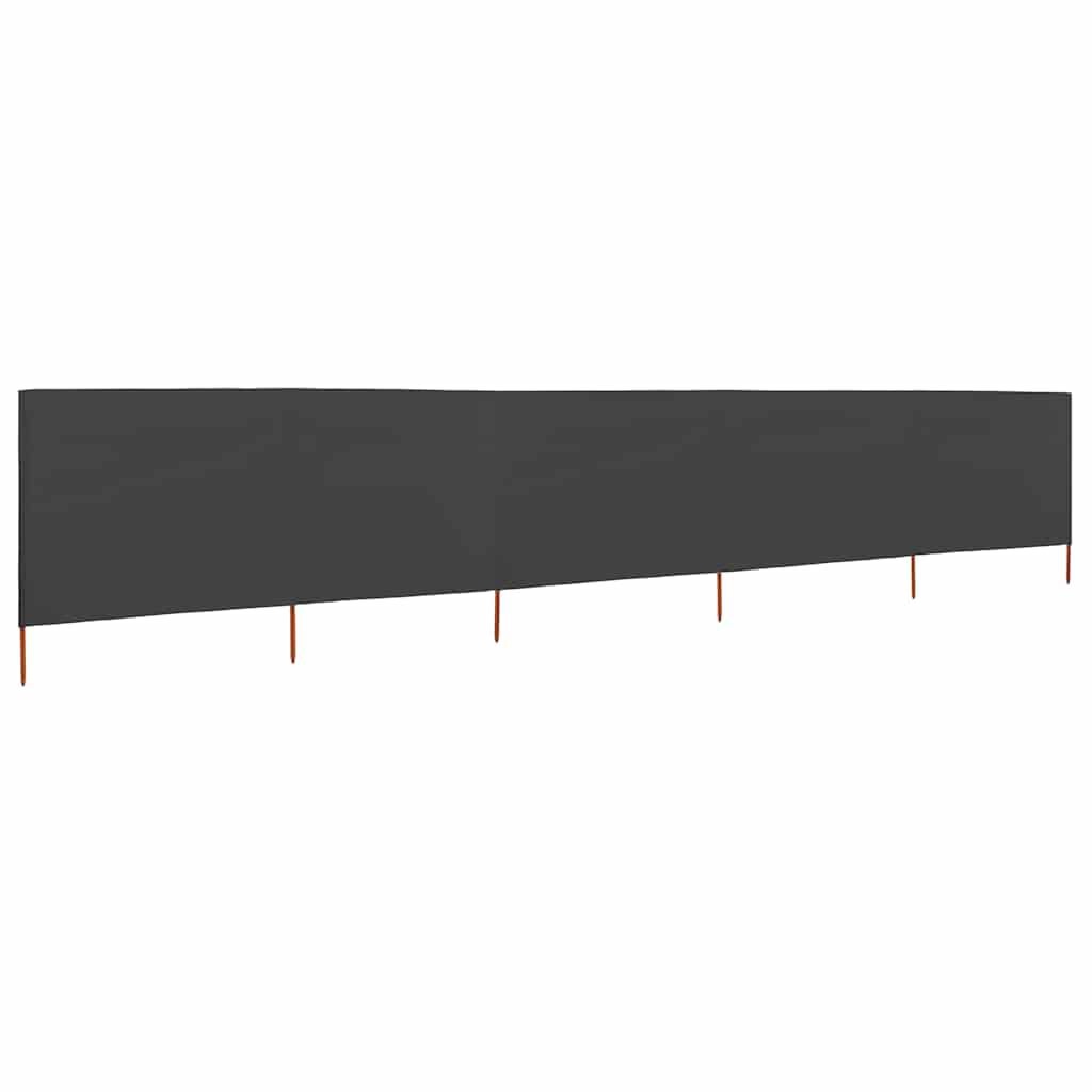 VidaXL Windscherm 5-delig, 600x120 cm Antraciet - 34% Korting