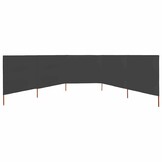VidaXL Windscherm 5-delig, 600x120 cm Antraciet - 34% Korting