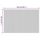 VidaXL Kamerscherm Bamboe Wit 250x165 cm - 34% Korting