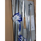Verhoogde Plantenbak 160x80x77 cm Staal Grijs - 54% Korting