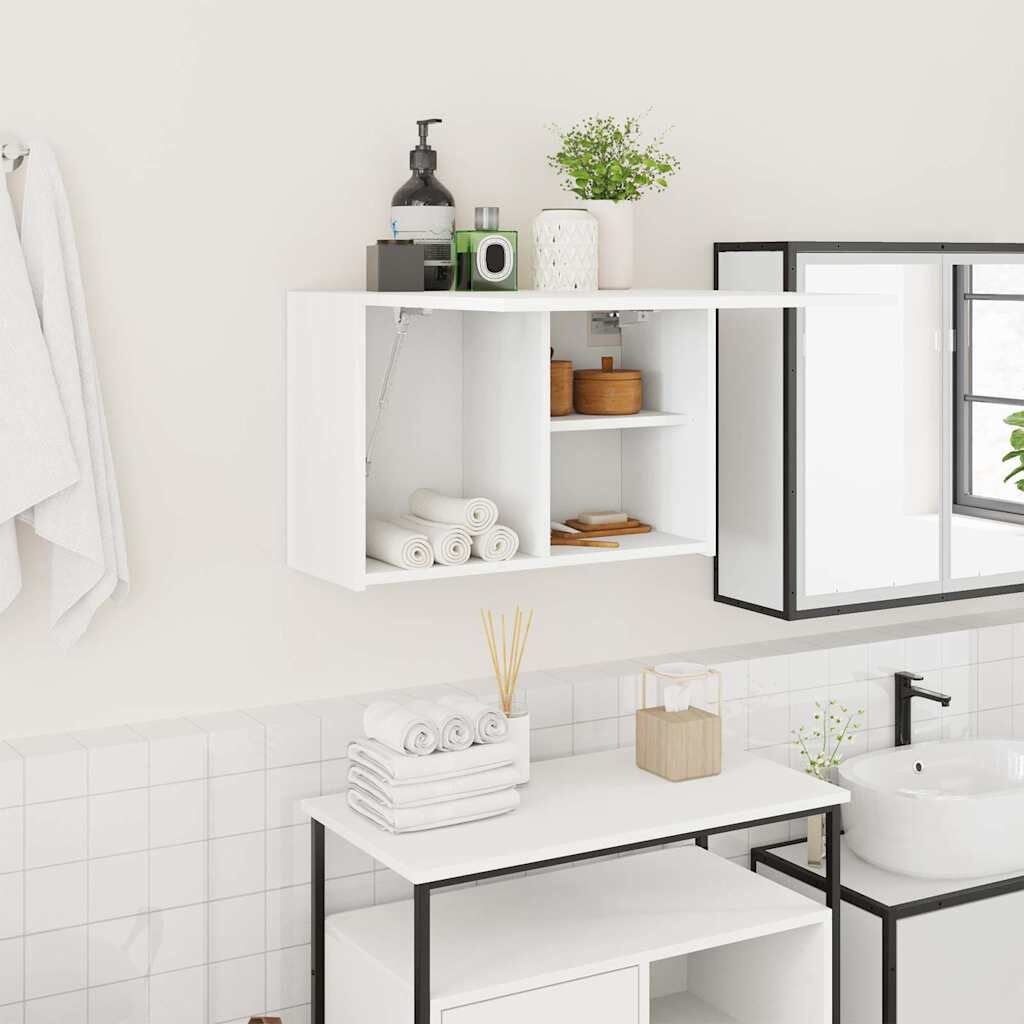 Badkamerwandkast Wit 60x25x40 cm - 34% Korting