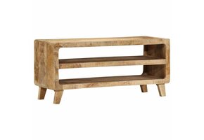 vidaXL TV-meubel Massief Mangohout 105x46x32 cm - 54% Korting!