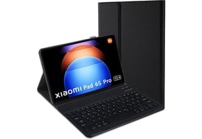 Hoes met QWERTZ Toetsenbord voor Xiaomi Pad 6s Pro 12.4 Inch 2024 - Zwart (79% Korting)