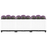 vidaXL Plantenbak verhoogd 120x40x38 cm polypropeen