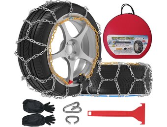 Sneeuwkettingen Auto 2 Stuks - Snelle Montage - 12mm - 80% Korting