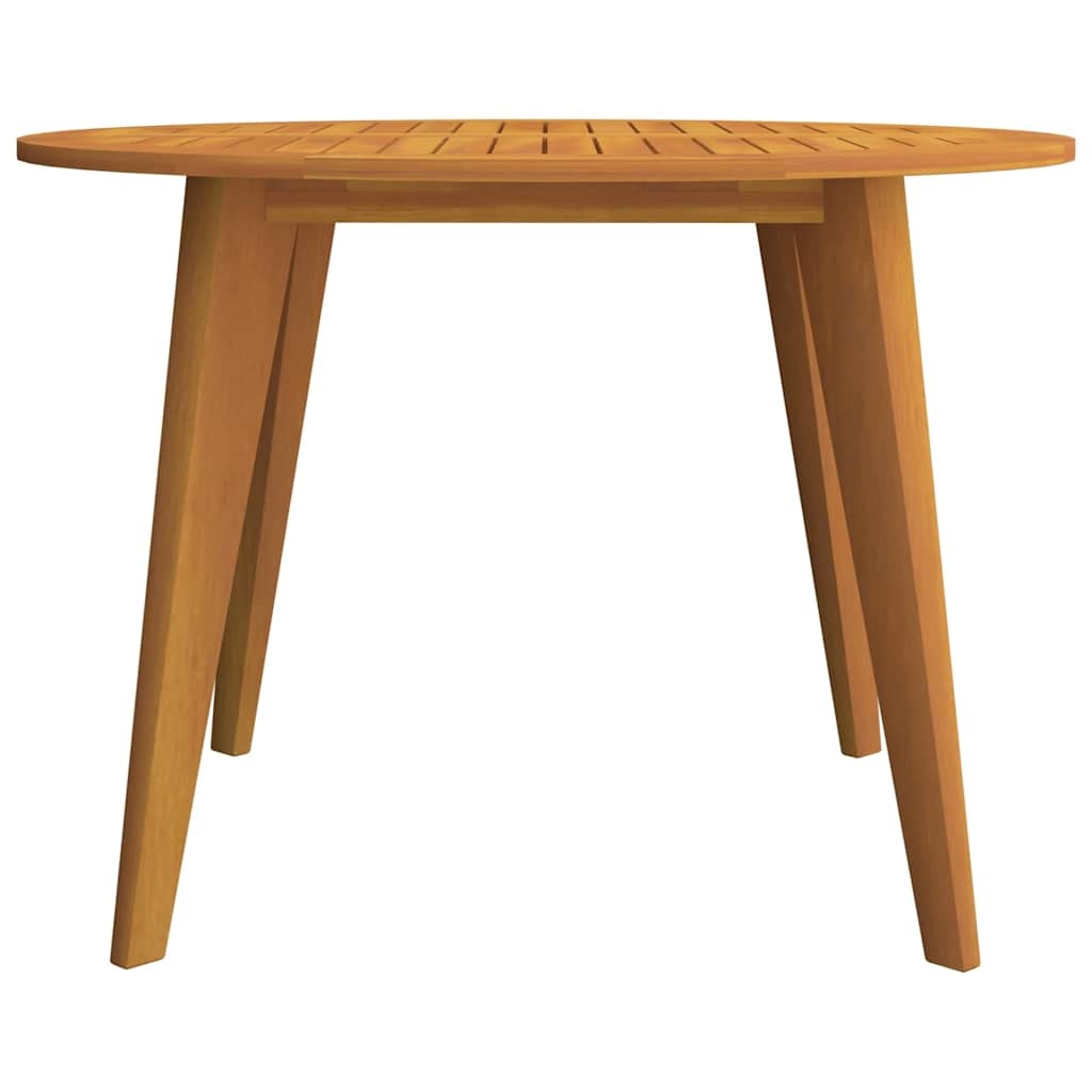 vidaXL Tuintafel Ø110x75 cm massief acaciahout
