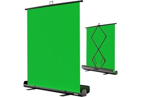 Oprolbaar Greenscreen Paneel 155x200cm - Ideaal voor Streaming & Fotografie