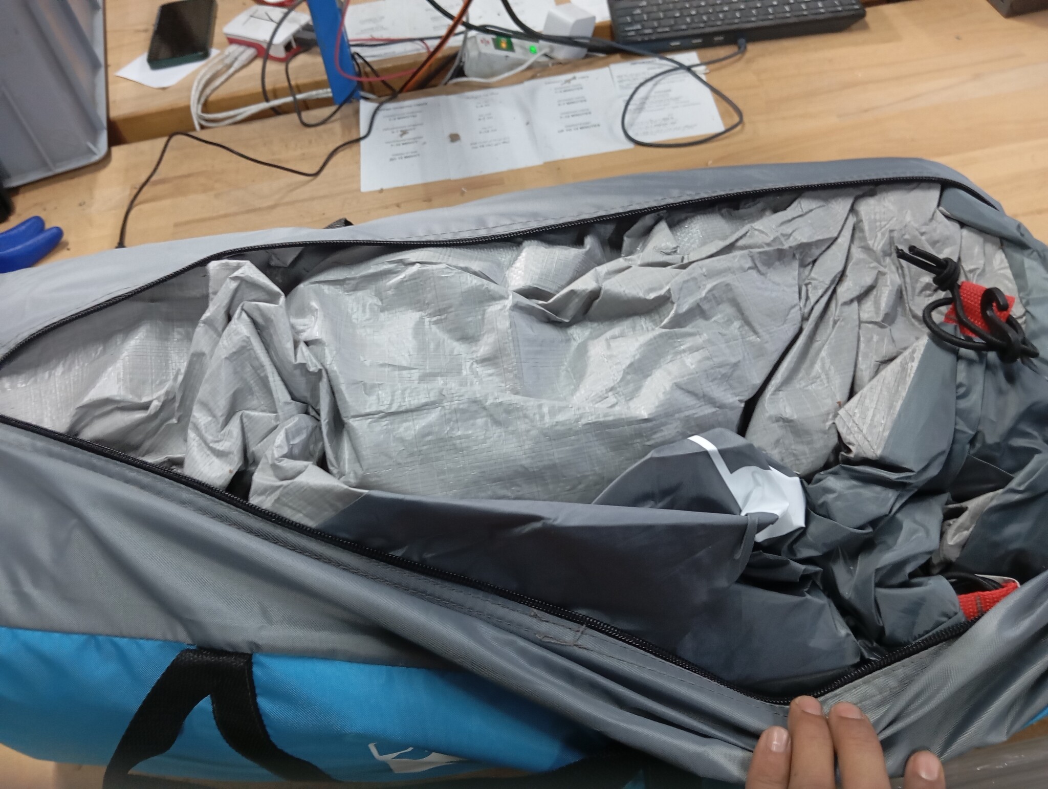 Binnentent voor 7 Personen Blauw/Grijs - 72% Korting