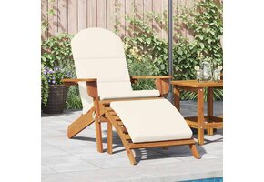 vidaXL Adirondack Tuinstoel met Voetensteun - Massief Acaciahout (47% Korting)