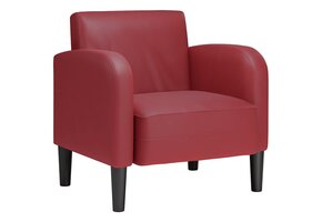 vidaXL Fauteuil Kunstleer Wijnrood - 54 cm Breed - 37% Korting