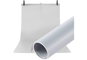 PVC Fotoachtergrond Grijs 120x200 cm - Mat & Waterdicht - 35% Korting!
