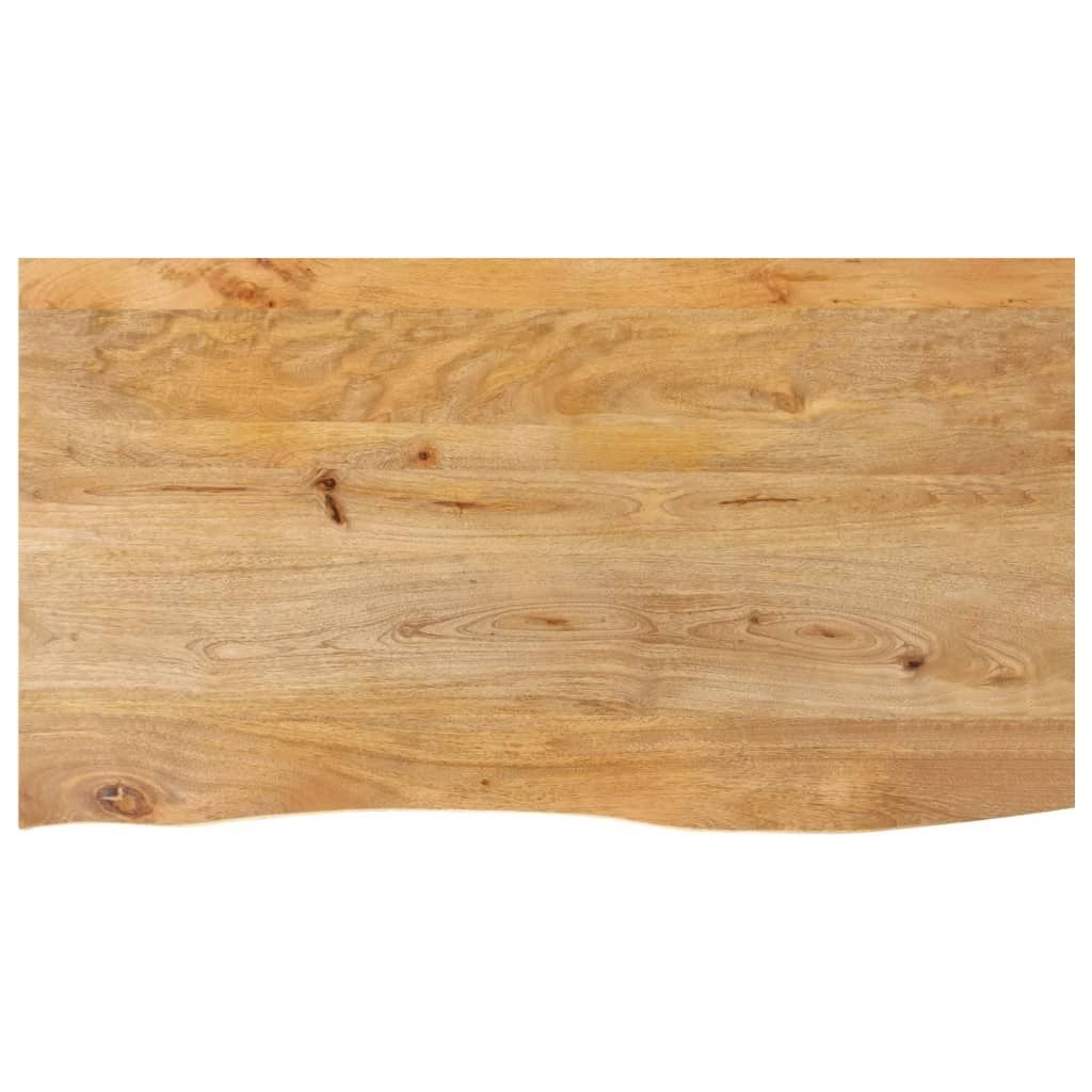 Tafelblad Mangohout 110x60 cm Natuurlijke Rand - 41% Korting