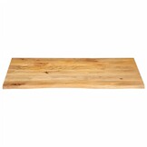 Tafelblad Mangohout 110x60 cm Natuurlijke Rand - 41% Korting