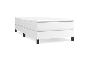 Wit Kunstleren Bedframe 90x190 cm - 46% Korting